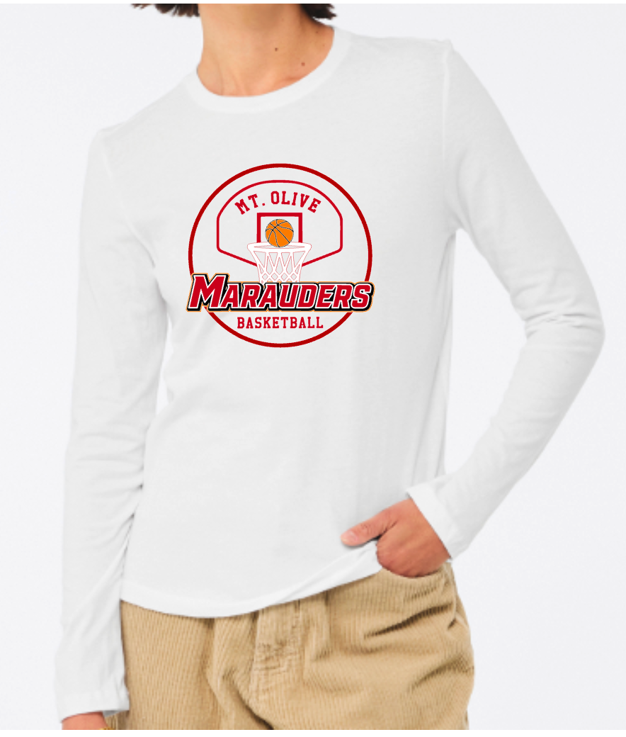 MOHS Basketball Backboard Ladies Long Sleeves