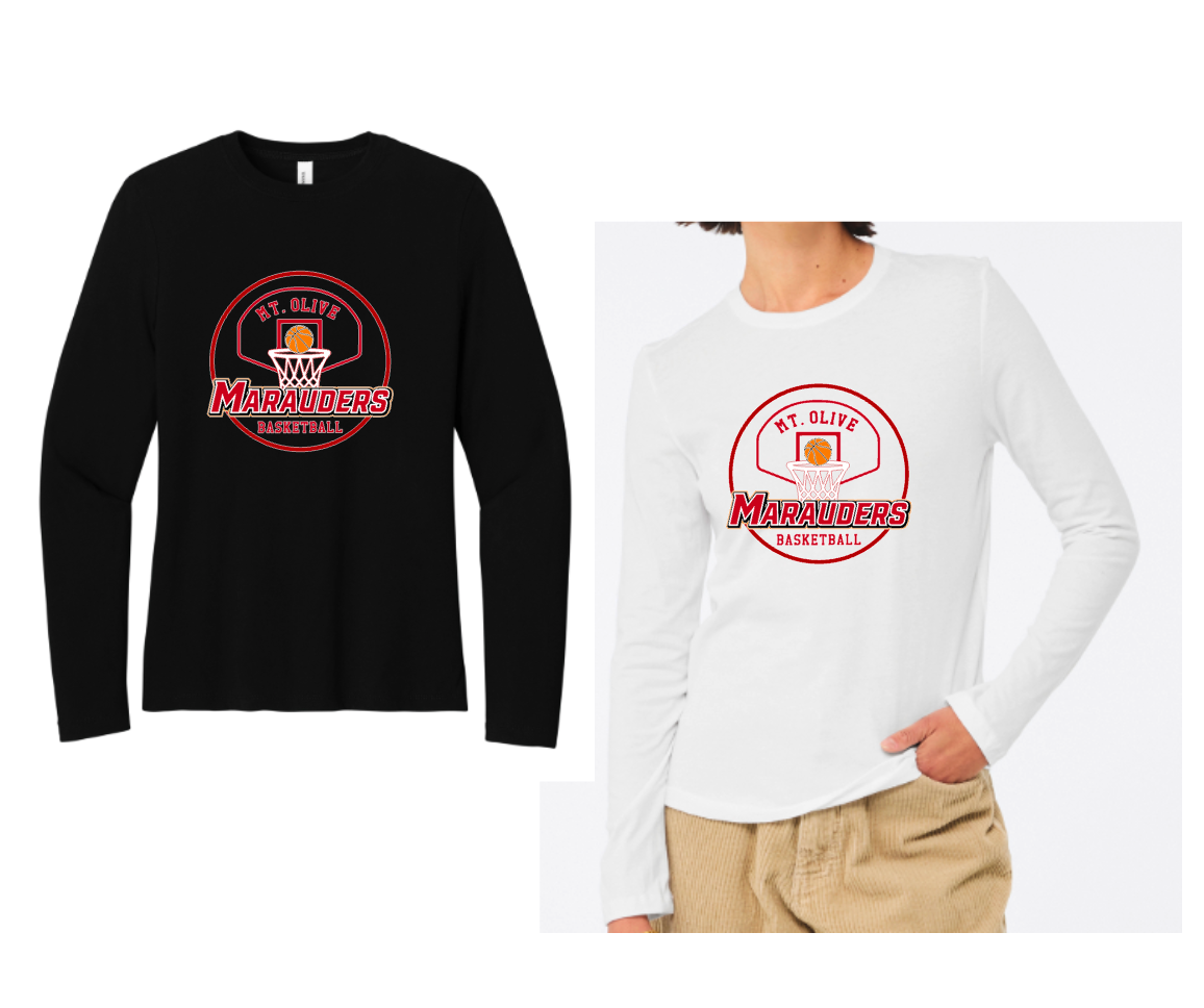 MOHS Basketball Backboard Ladies Long Sleeves