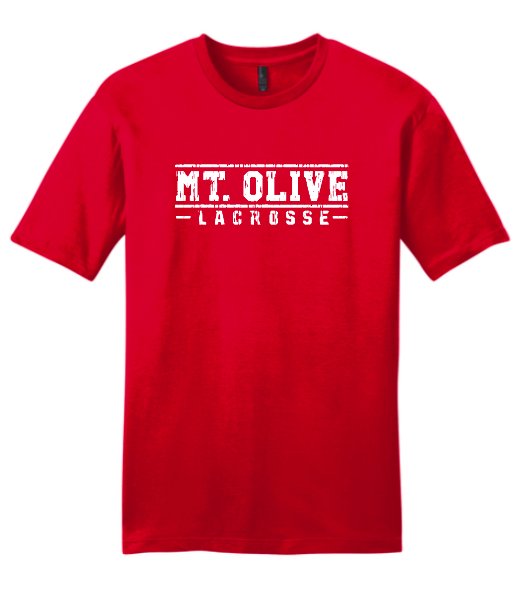 MOJLC Stamped Cotton Tee Red