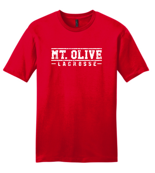 MOJLC Stamped Cotton Tee Red
