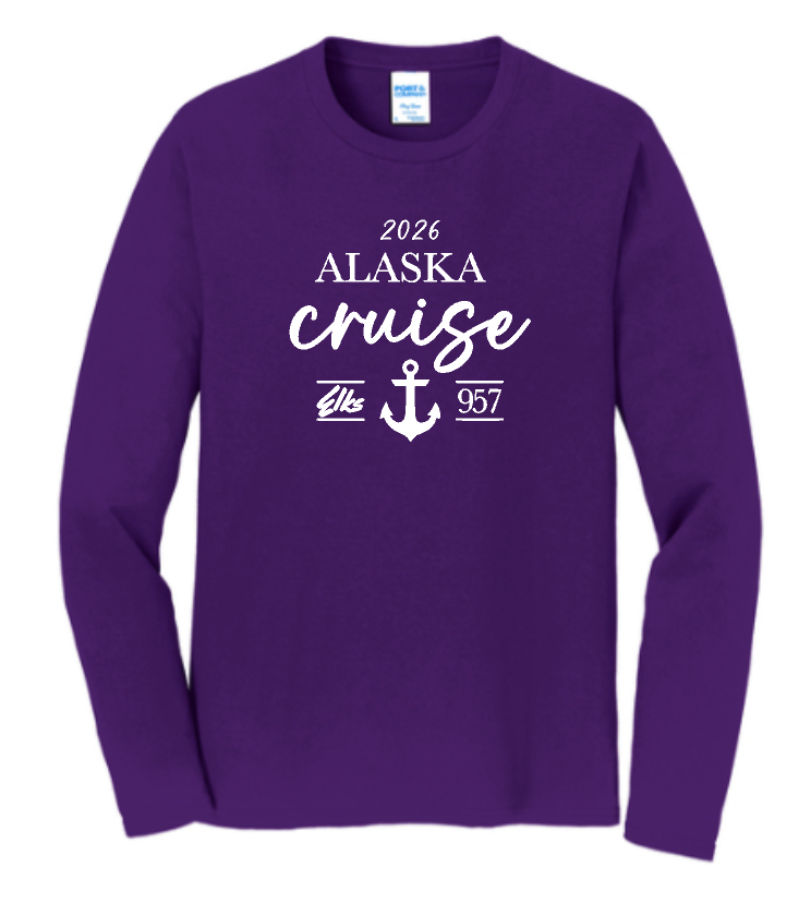 Elks Alaska Cruise 2026 Long Sleeve