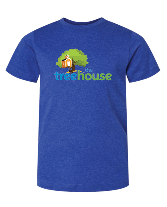 *NEW* Heather Royal Blue Tree House Tee