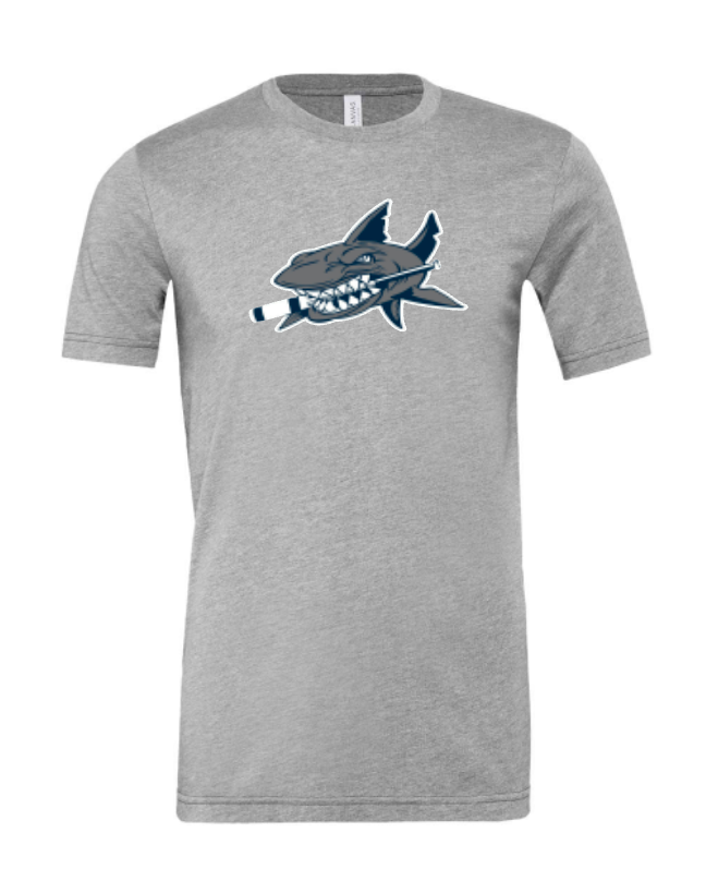 Long Island Sharks Logo Cotton Tshirt