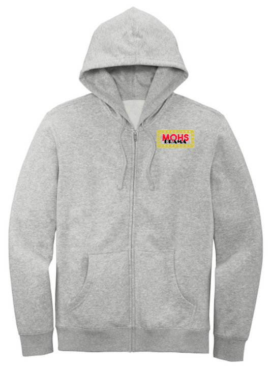 MOHS Drama Zip Hoodie Marquee Grey