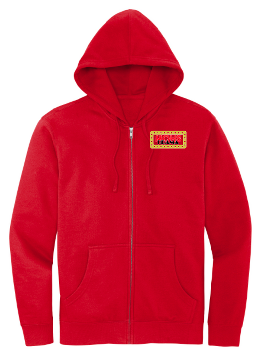 MOHS Drama Zip Hoodie Marquee Red