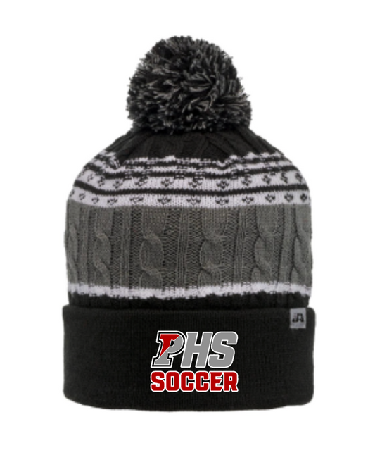 PHS Soccer Pom Embroidered Beanie
