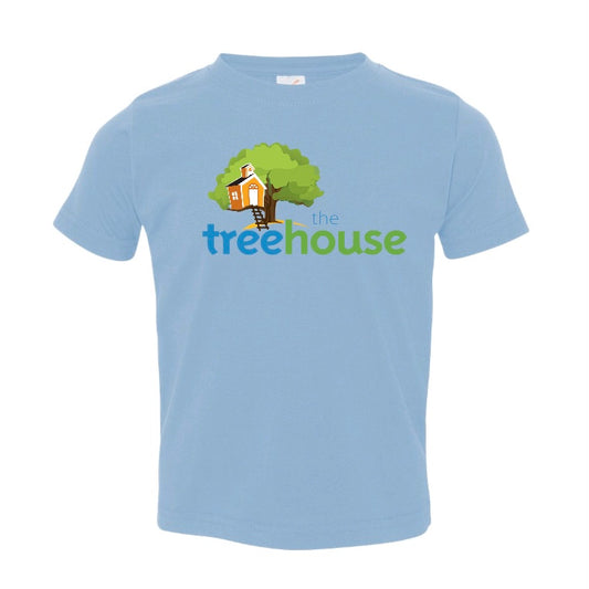 Light Blue Tree House Tee