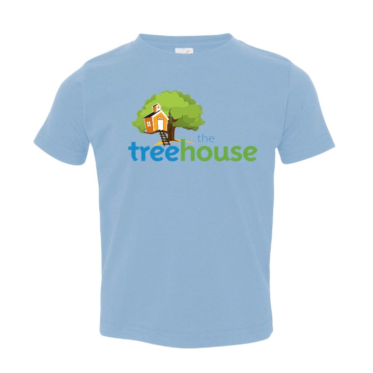 Light Blue Tree House Tee