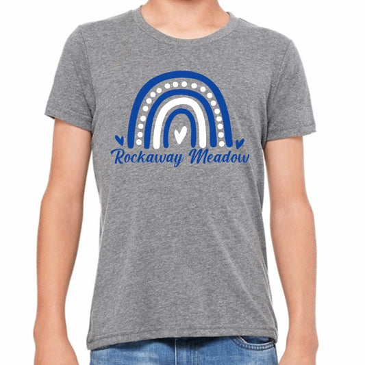 Rockaway Meadow Rainbow Tee Grey