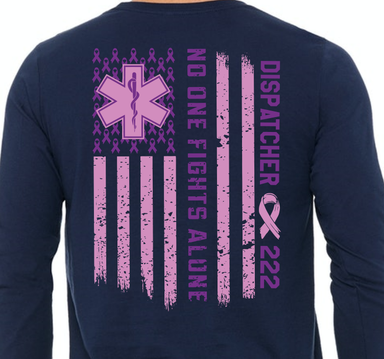 Navy Bella & Canvas Long Sleeve T