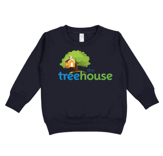 Navy Crewneck Tree House Sweatshirt